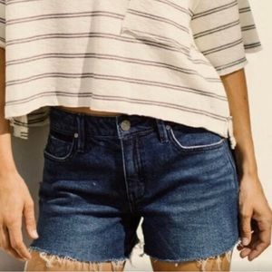 Madewell mid ride jean shorts
